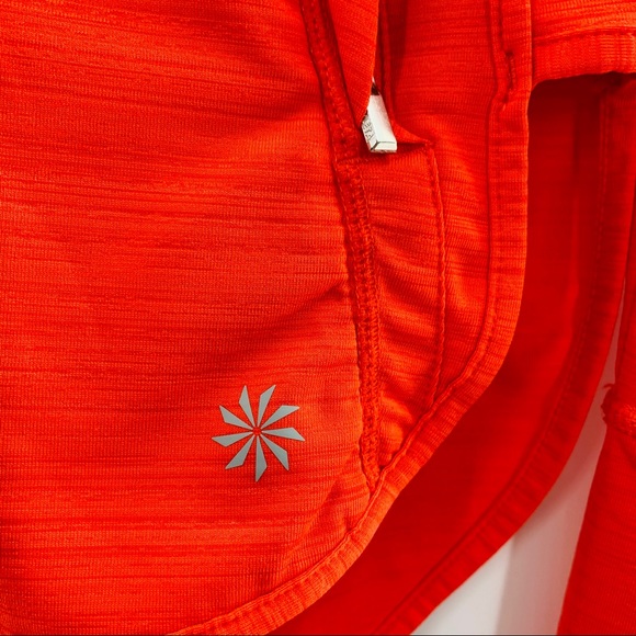 Athleta Bright Orange Full Zip Hoodie | XXS - Picture 3 of 7